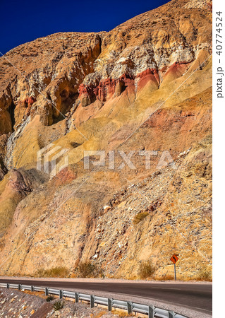 Empty road through mountain landscape of Argentina Empty road through mountain landscape of Argentina 40774524