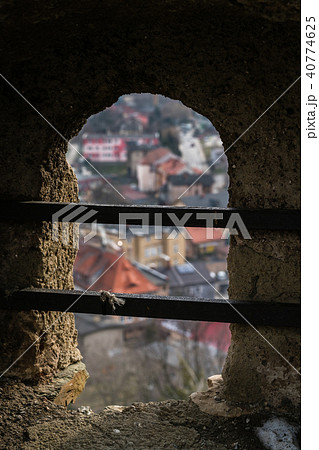 Medieval Bolkow castle wall window 40774625