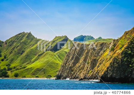 Rugged coastline of Komodo Rugged coastline of Komodo 40774866