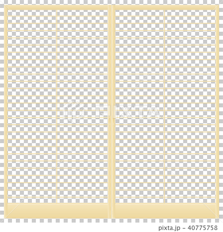 障子 横繁障子 横 2面 障子 横繁障子 横 2面 40775758