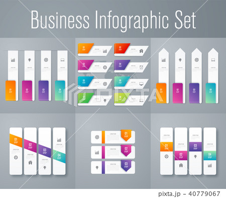 Set with infographics Set with infographics 40779067