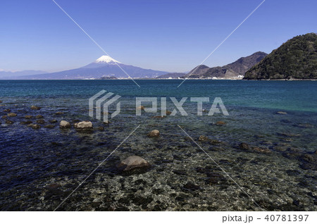 駿河湾と富士山 40781397