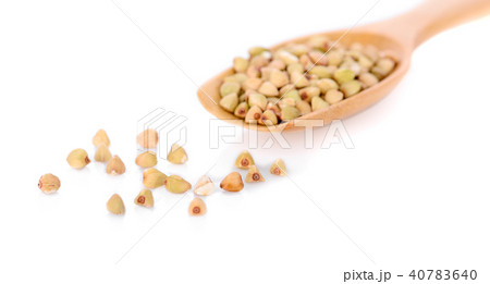 buckwheat isolated on white background. buckwheat isolated on white background. 40783640