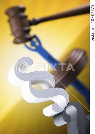 People , Gavel, Mallet of justice concept 40787775