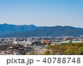 京都の春の風景　京都市街展望　京都　日本 40788748