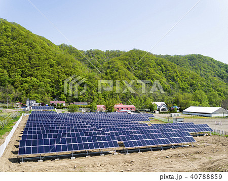 太陽光発電（擬似空撮） 40788859