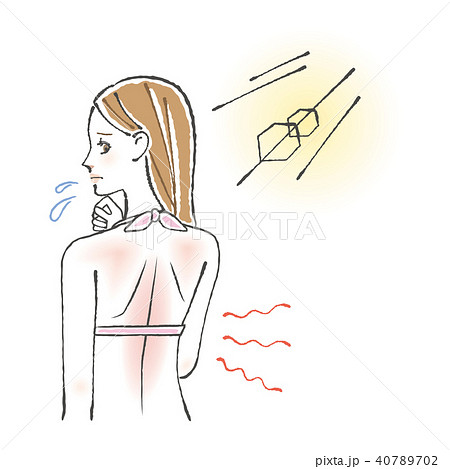 日焼けした水着姿の女性 40789702
