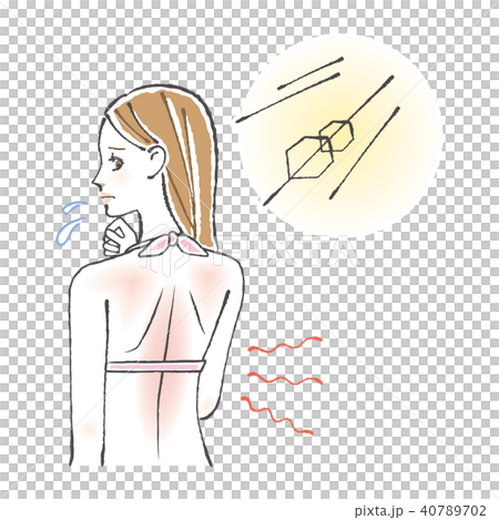 曬黑的女人穿泳衣 曬黑的女人穿泳衣 40789702