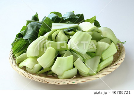 青梗菜の下拵え 青梗菜の下拵え 40789721
