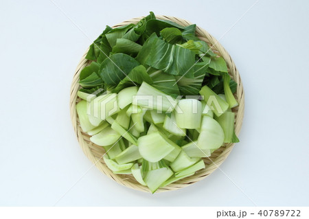 青梗菜の下拵え 40789722