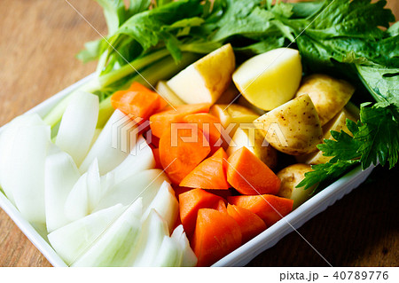 野菜の下拵え・カット 40789776
