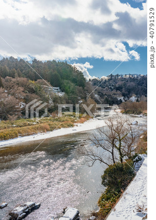 仙台冬景色 広瀬川 仙台冬景色 広瀬川 40791529