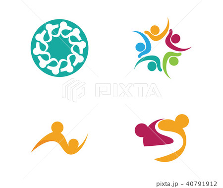 Community, network and social icon 40791912