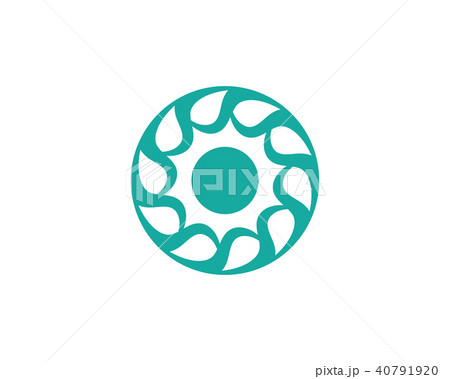 Logos of green ecology nature 40791920