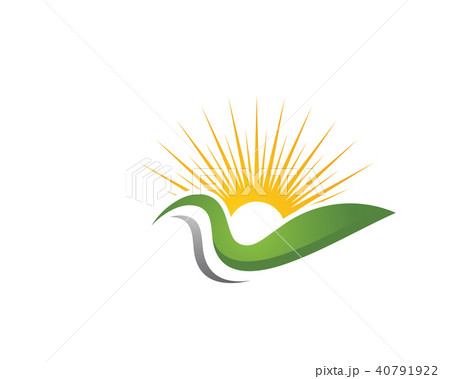 Logos of green ecology nature 40791922
