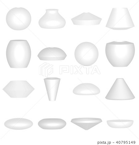 アイコン 立体 シルエット 物体 アイコン 立体 シルエット 物体 40795149