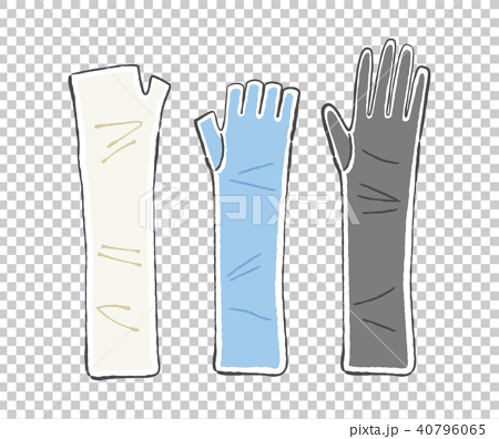 紫外線対策 手袋 種類のイラスト素材