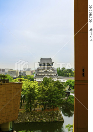 リバーウォーク北九州から見る小倉城 リバーウォーク北九州から見る小倉城 40796240