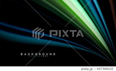 Fluid mixing colors, vector wave abstract background Fluid mixing colors, vector wave abstract background 40798020