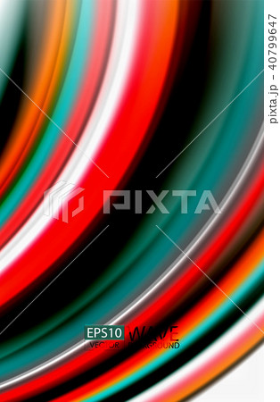 Rainbow color waves, vector blurred abstract background Rainbow color waves, vector blurred abstract background 40799647