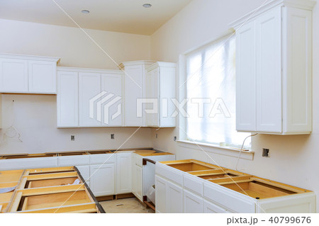 Blind cabinet, island drawers and counter cabinets 40799676