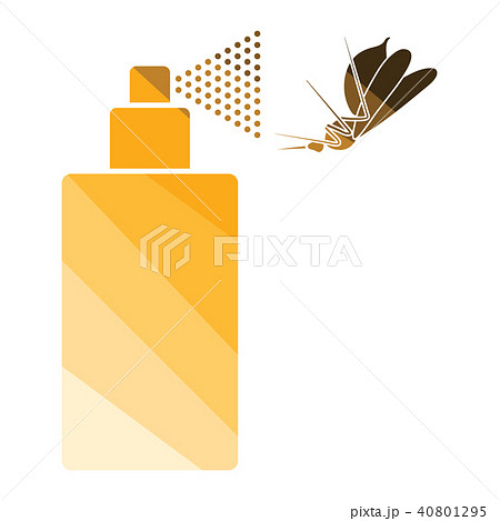 Mosquito spray icon 40801295
