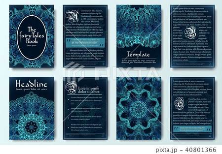 Set of mystery fary tail flyer pages ornament  40801366