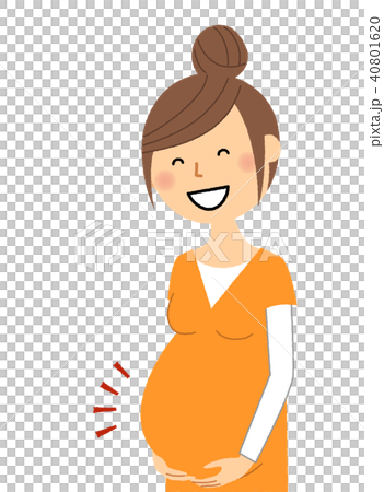Pregnant woman pre-mama kick Pregnant woman pre-mama kick 40801620