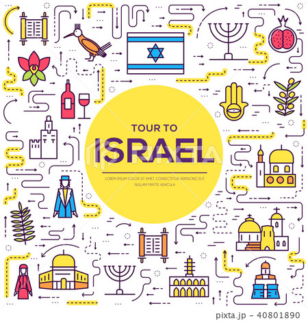 Country Israel travel vacation guide of goods 40801890