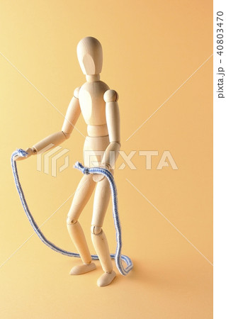 縄跳び～色背景～ 40803470