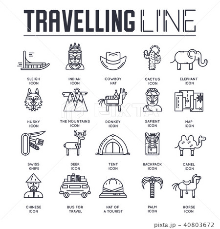 Different riders of the world vector brochure line Different riders of the world vector brochure line 40803672