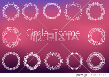 Hand drawn abstract background ornament frame 40804676