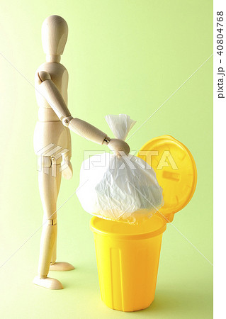 ゴミ出し当番～色背景～ 40804768