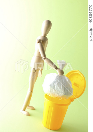 ゴミ出し当番～色背景～ 40804770