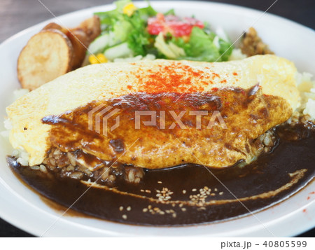 オムカレー オムカレー 40805599