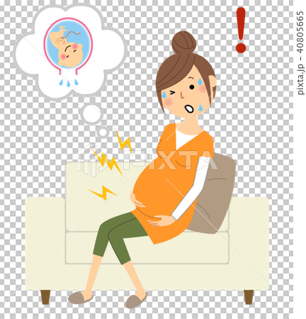 Pregnant woman - Stock Illustration [40805665] - PIXTA