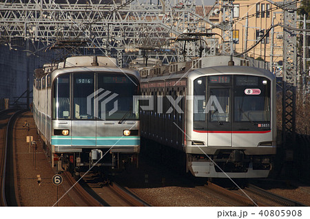 地下鉄南北線9000系と東横線5050系 地下鉄南北線9000系と東横線5050系 40805908