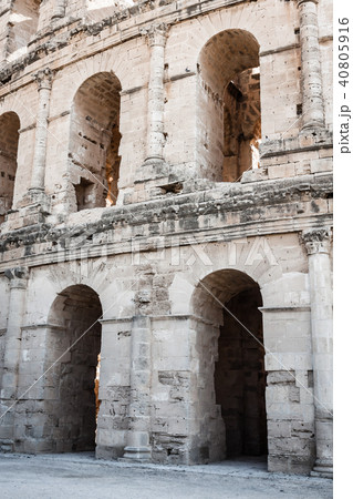 El Jem Coliseum ruins in Tunisia fighting  40805916