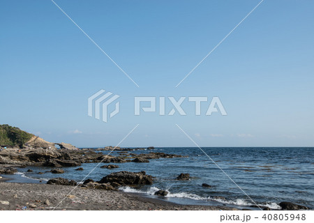 城ヶ島 岩石海岸と馬の背洞門 城ヶ島 岩石海岸と馬の背洞門 40805948