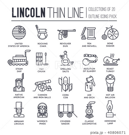 President Abraham Lincoln day with historical  40806071