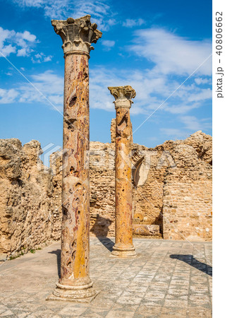Roman ruins Sanctuaire Esculape Thuburbo Majus  40806662