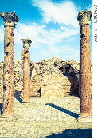 Roman ruins Sanctuaire Esculape Thuburbo Majus  40806663