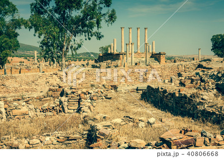 Thuburbo majus, Tunisia a few of the remaining 40806668