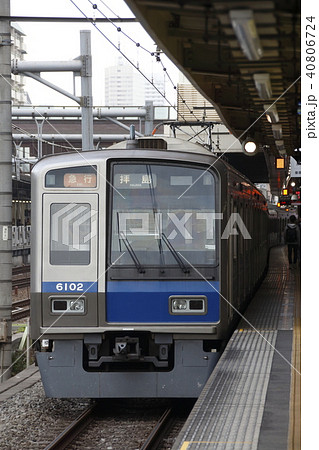 Ss 西武新宿線6000系 高田馬場駅 の写真素材