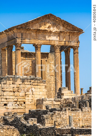 Remaining of the roman City of Dougga Remaining of the roman City of Dougga 40806843