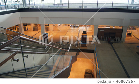 BERLIN, GERMANY - JAN 17th, 2015: Inside of the Berlin Brandenburg Airport BER, still under 40807567