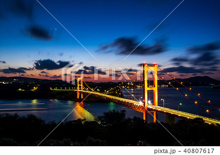 平戸大橋夜景 40807617