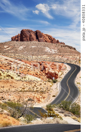 Scenic winding road. Scenic winding road. 40808331