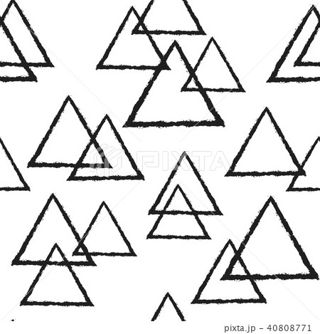 Vector Seamless Pattern with Triangle 40808771