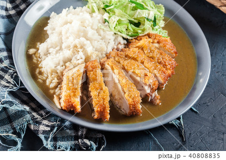 Deep fried breast chicken cutlet 40808835